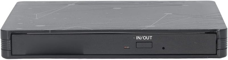 External CD DVD Drive USB 30 Type C Portable Optical Drive Player with 6 in 1 Hub for Laptop PC Desktop - Image 2